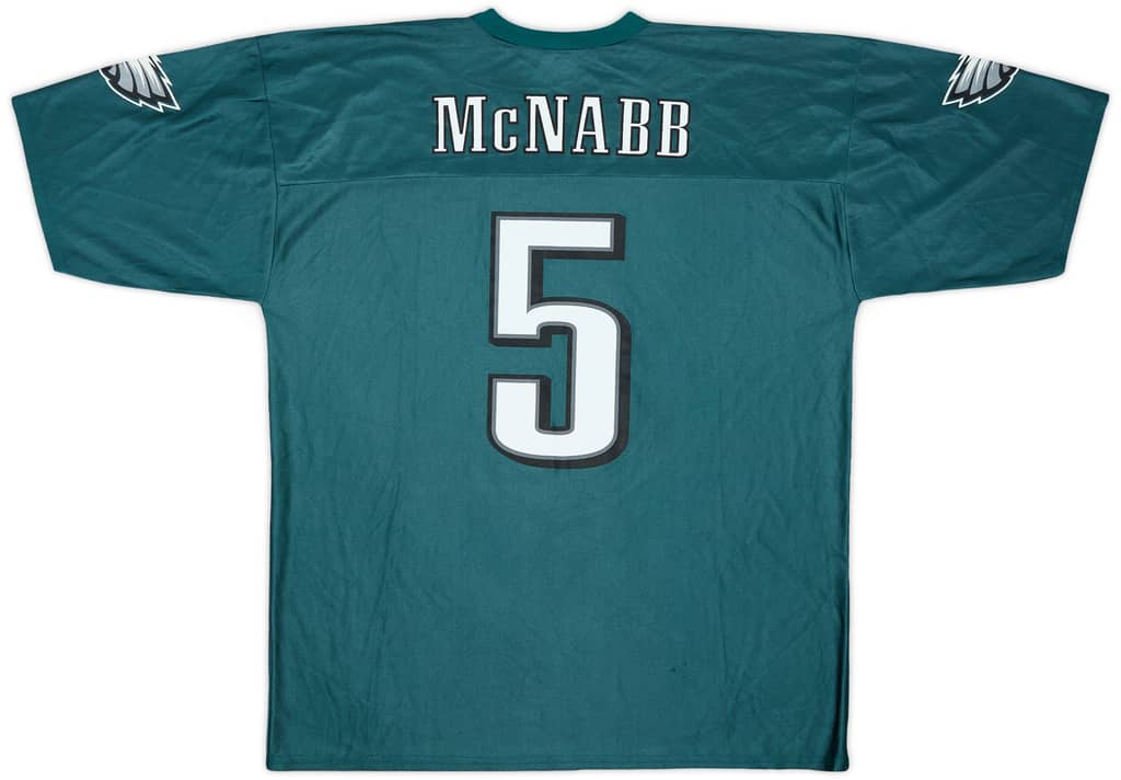 2005-06 Philadelphia Eagles McNabb #5 NFL Replica Home Jersey - 6/10 - (XL)