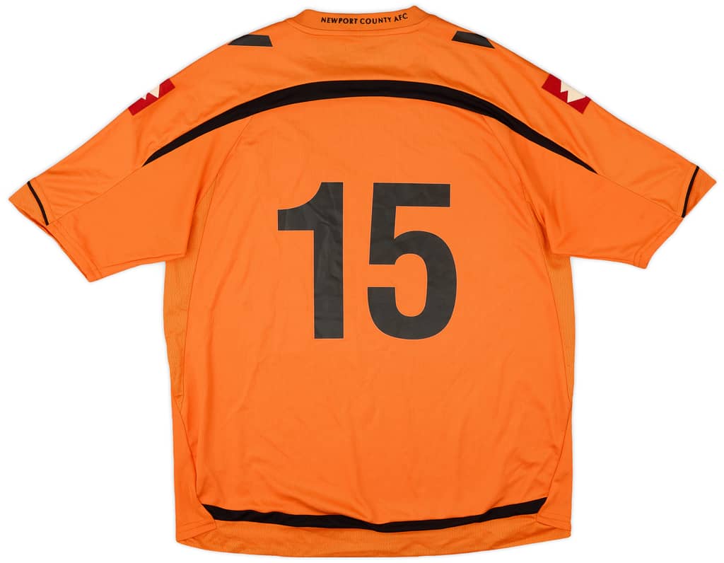 2010-11 Newport County Home Shirt #15 - 8/10 - (L)
