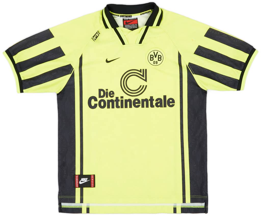 1996-97 Borussia Dortmund Home Shirt - 7/10 - (XL.Boys)