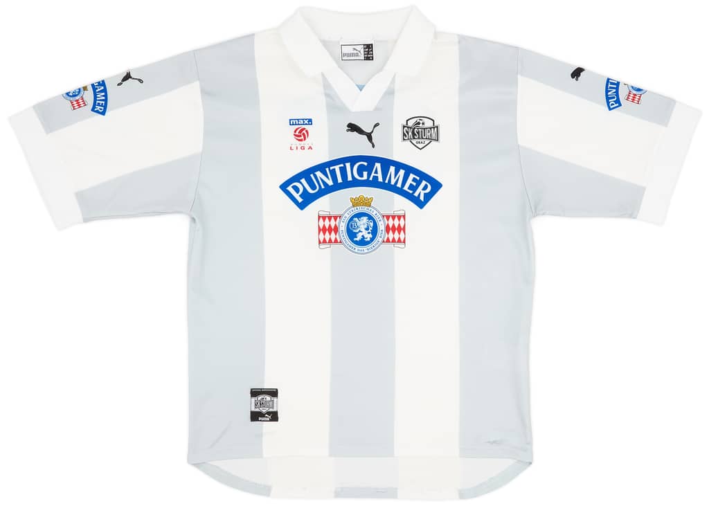 2000-01 Sturm Graz Home Shirt - 8/10 - (XL.Boys)