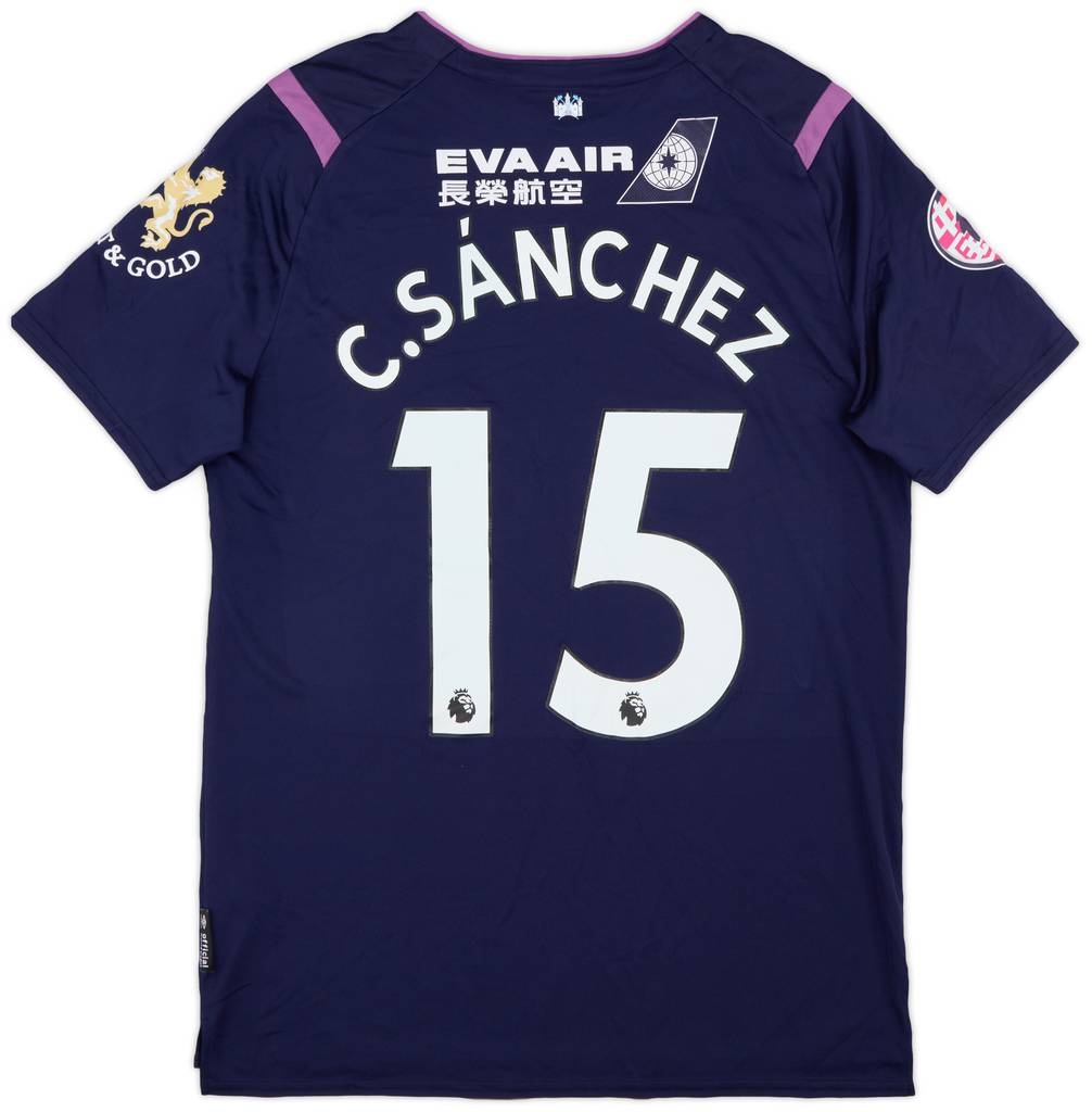 2019-20 West Ham Match Issue Third Shirt C. Sanchez #15