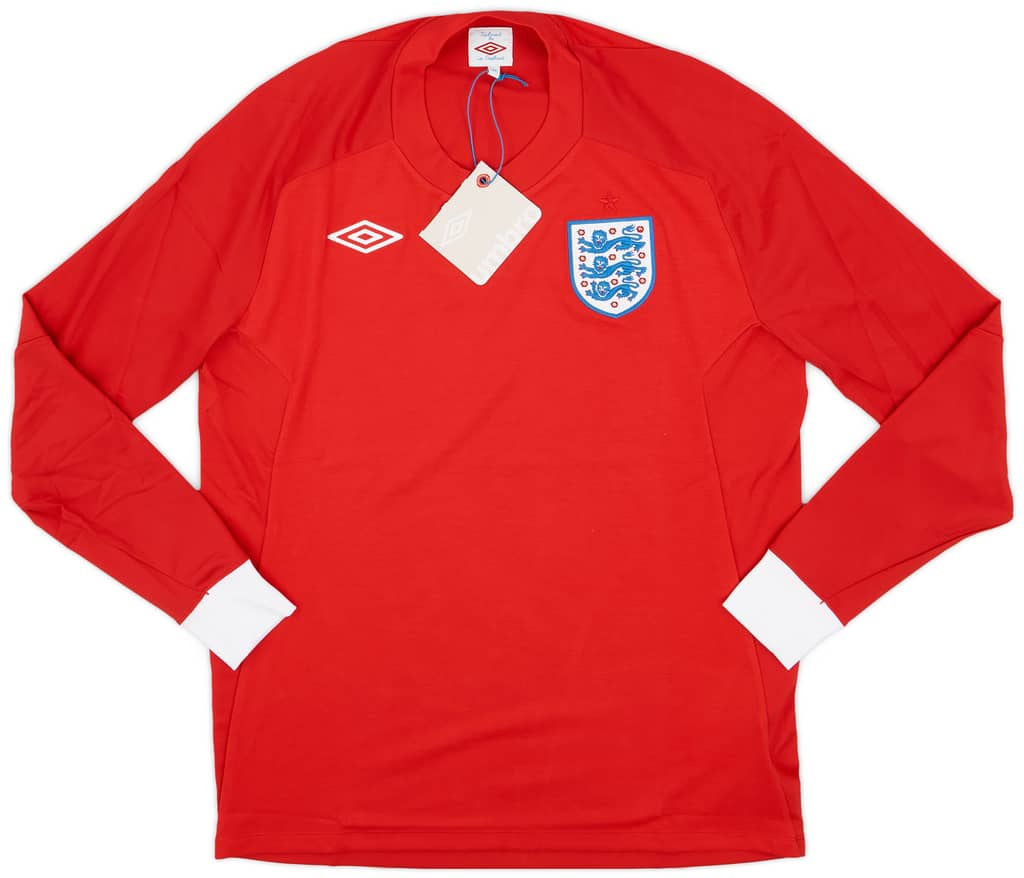 2010-11 England Away L/S Shirt (L)