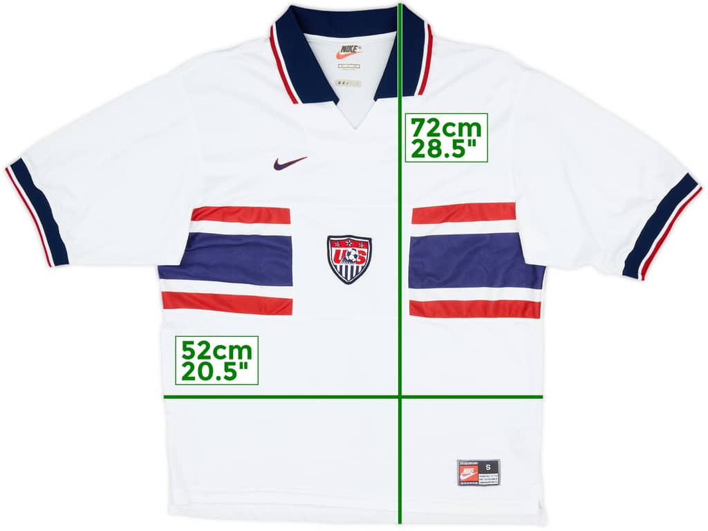 1995-98 USA Home Shirt - 8/10 - (S)