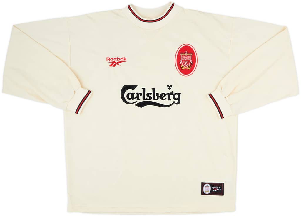 1996-97 Liverpool Away L/S Shirt - 10/10 - (XL)