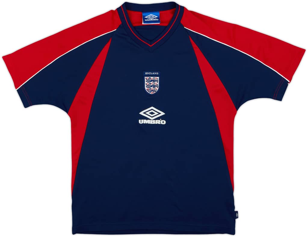 1998-00 England Umbro Training Shirt - 8/10 - (S)