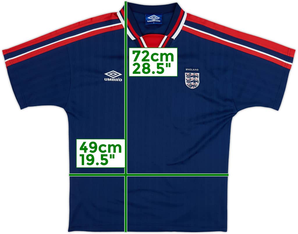 Camiseta Umbro de entrenamiento de Inglaterra 2000-01 - 8/10 - (S)