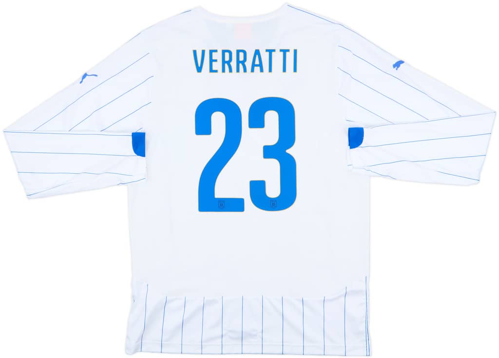 2014-15 Italy Away L/S Shirt Verratti #23 (XL)