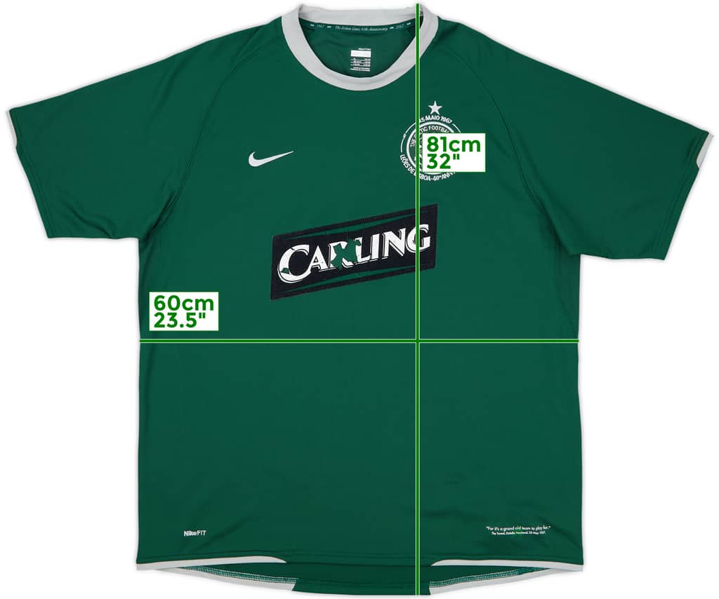 2007-08 Celtic Away Shirt - 5/10 - (XL)