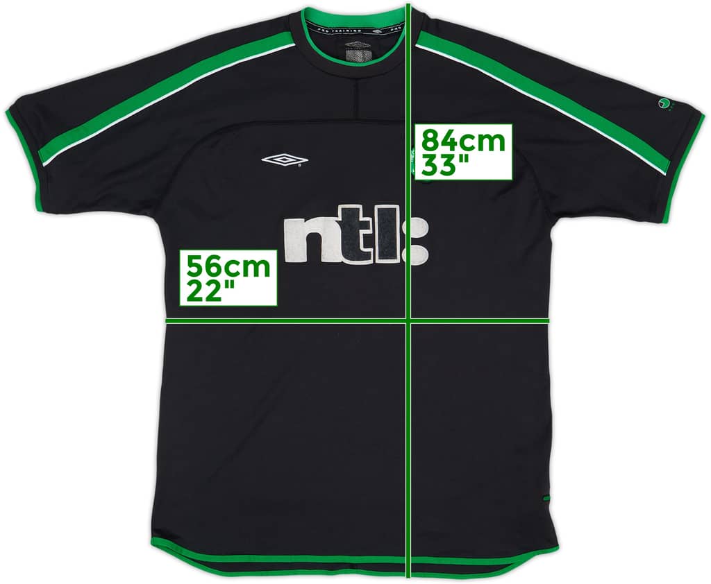 2001-02 Celtic Umbro Training Shirt - 8/10 - (XXL)