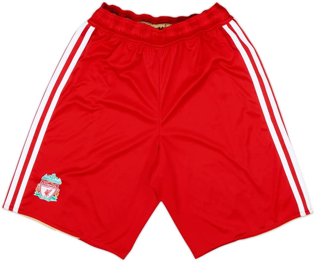 2010-12 Liverpool Home Shorts - 9/10 - (L.Boys)