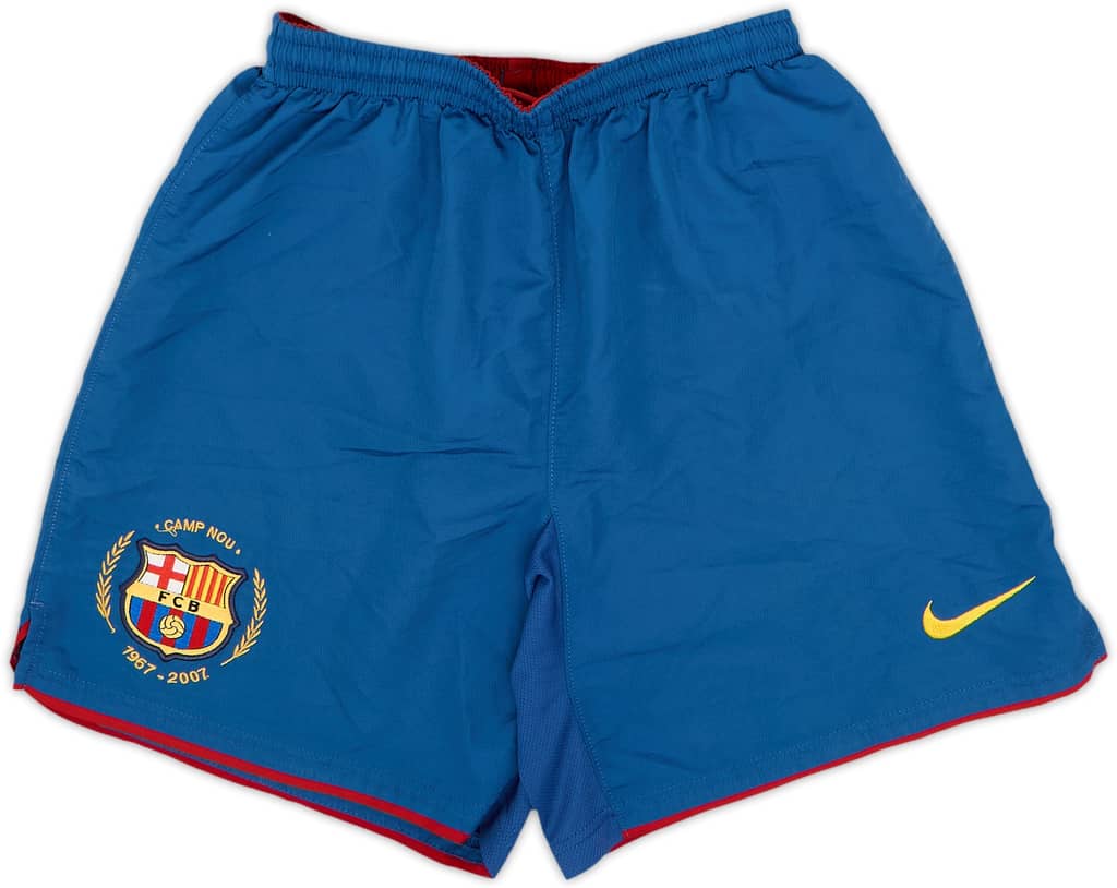 2007-08 Barcelona Home Shorts - 6/10 - (10-11 Years)