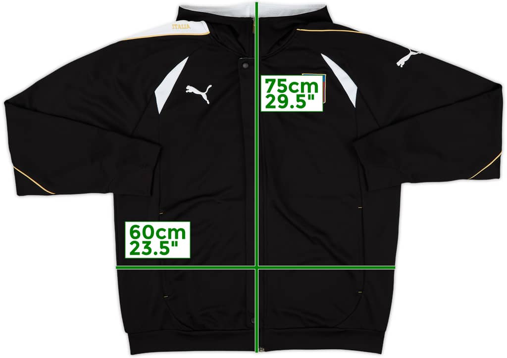 2010-11 Italy Puma Hooded Track Jacket - 10/10 - (XL)