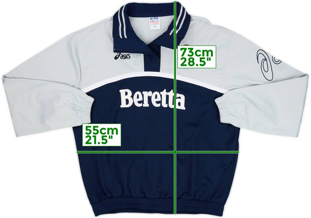 2002-03 Torino Asics 1/4 Zip Drill Top - 8/10 - (M)