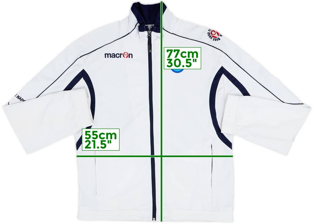 2010-11 Napoli Macron Track Jacket - 5/10 - (L)