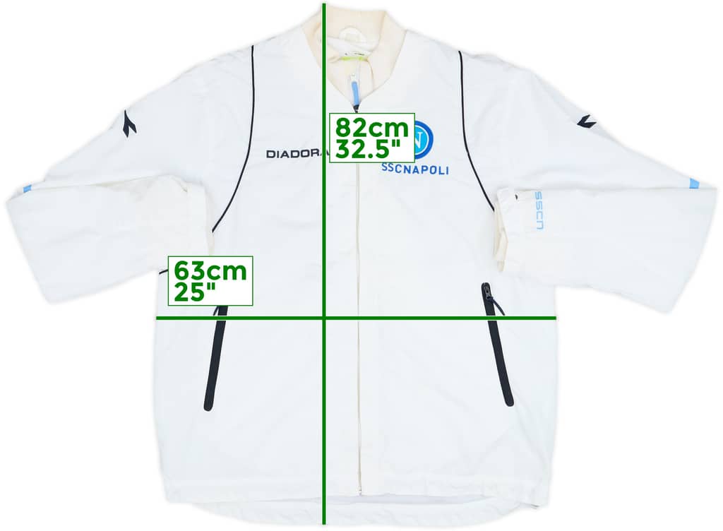 2006-07 Napoli Diadora Track Jacket - 8/10 - (L)