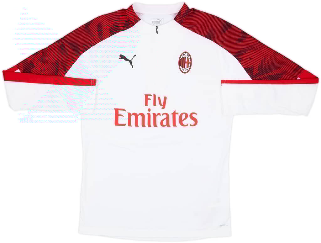 2019-20 AC Milan Puma 1/4 Zip Training Top - 6/10 - (M)