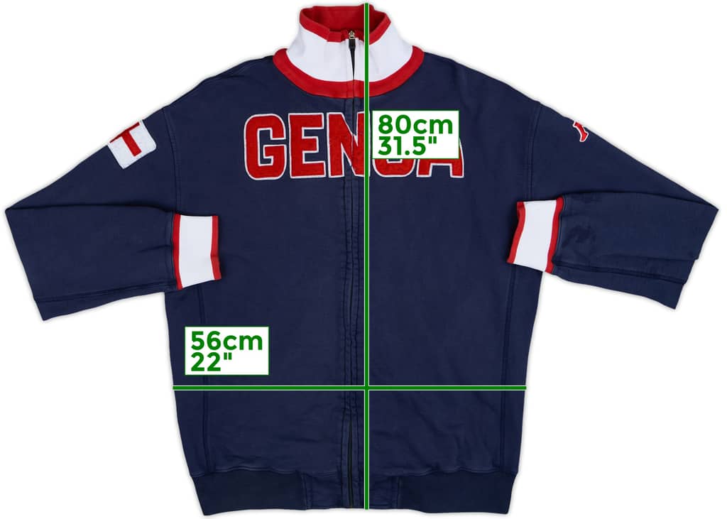 2009-10 Genoa Kappa Track Jacket - 8/10 - (XL)