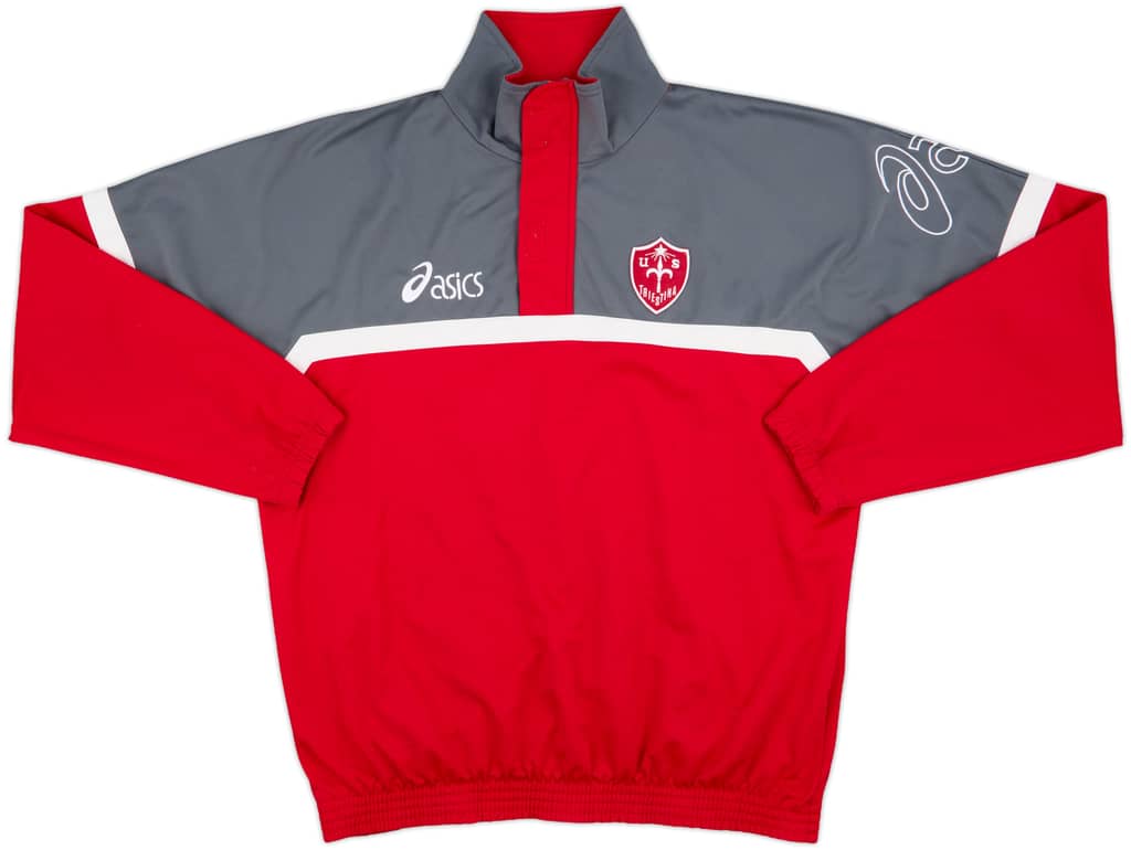 2005-06 Triestina Asics 1/4 Zip Drill Top - 9/10 - (L)