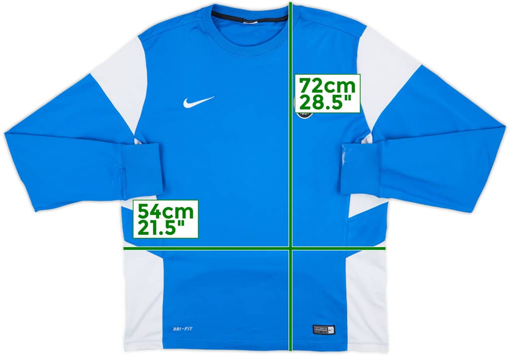 2014-15 Atalanta Nike Sweat Top - 7/10 - (XL)