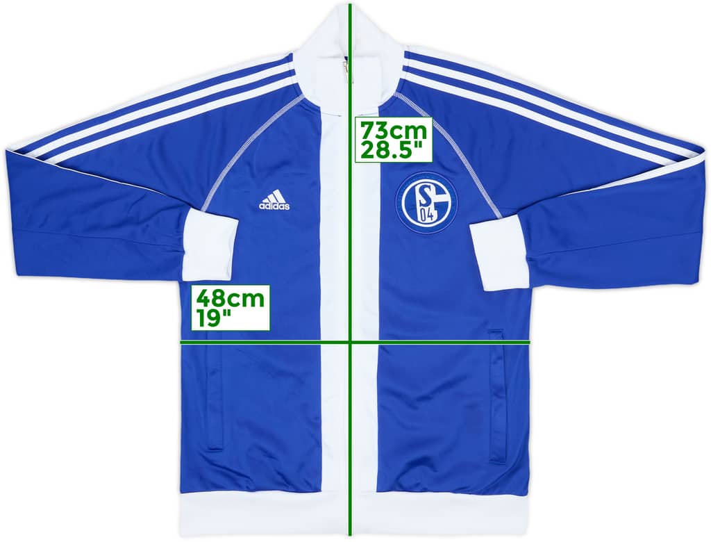 2012-13 Schalke adidas Track Top - 8/10 - (S)