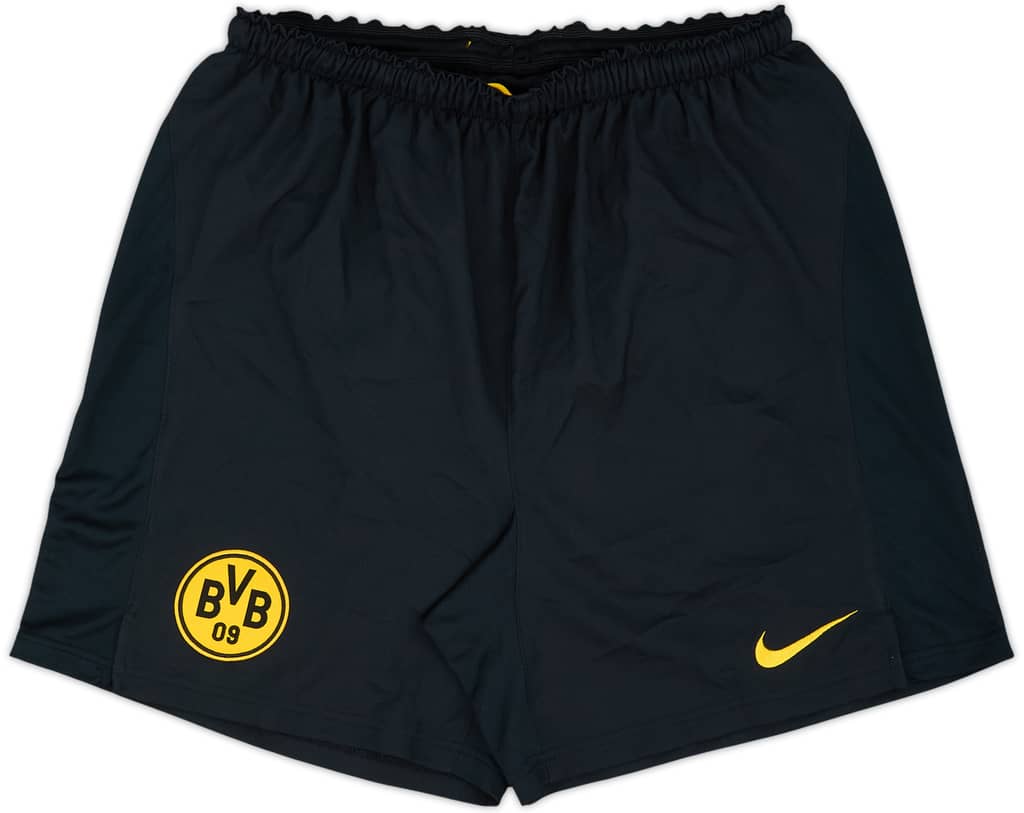 2008-09 Borussia Dortmund Player Issue Home Shorts - 8/10 - (L)