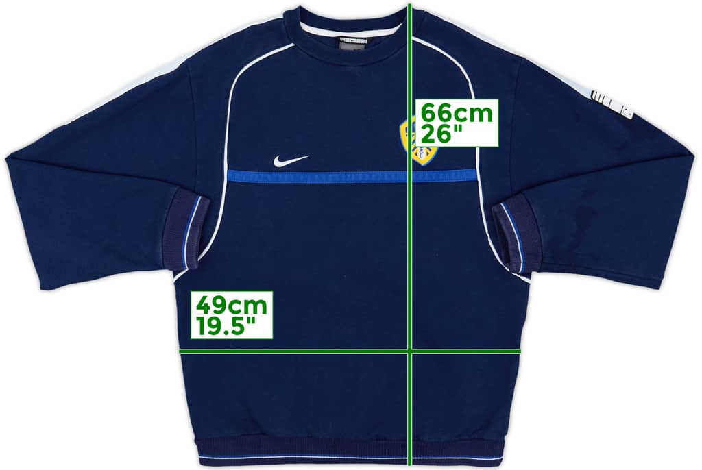 2002-03 Leeds United Nike Sweat Top - 6/10 - (S)
