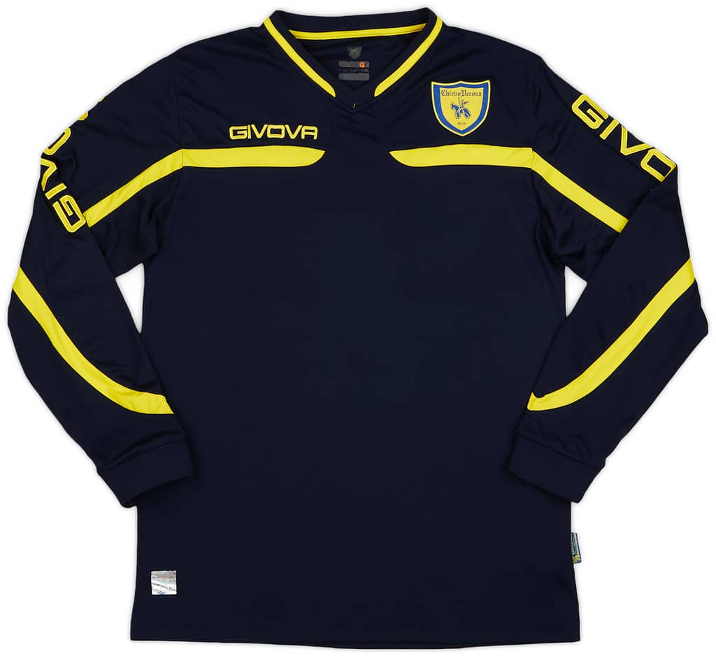 2017-18 Chievo Verona Givova Training L/S Shirt - 9/10 - (L)