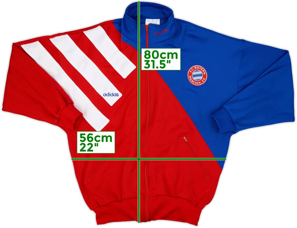 1993-95 Bayern Munich adidas Track Jacket - 8/10 - (L)