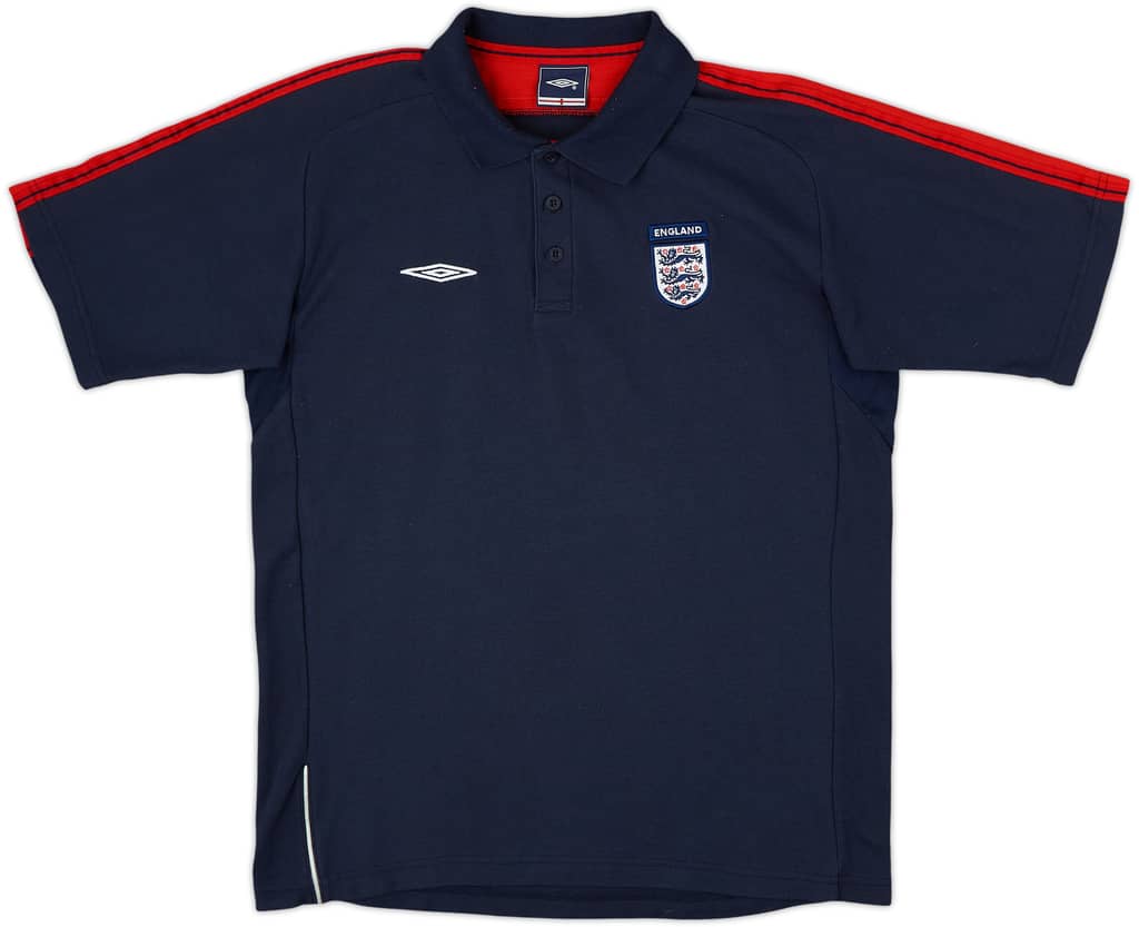 2002-04 England Umbro Polo Shirt - 8/10 - (M)