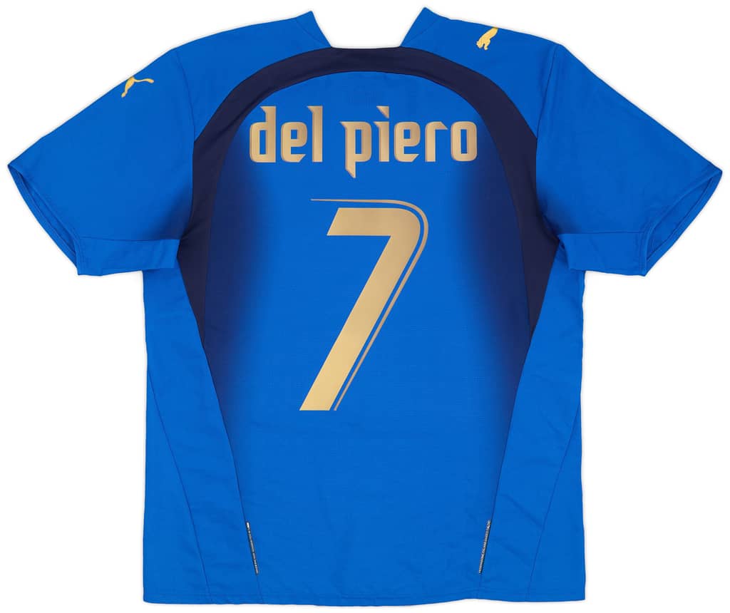 2006 Italy Home Shirt Del Piero #7 - 6/10 - (S)