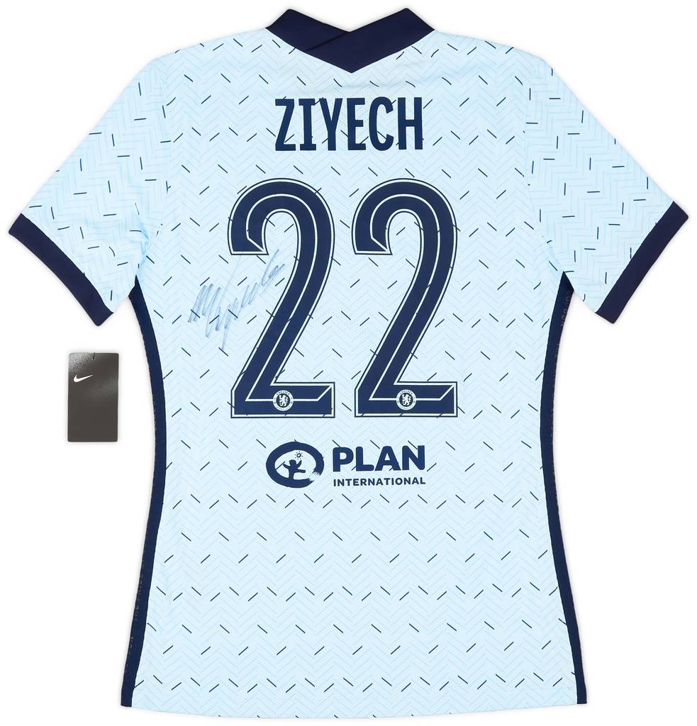 2020-21 Chelsea Player Issue Signed Away Shirt Ziyech #22 (M)