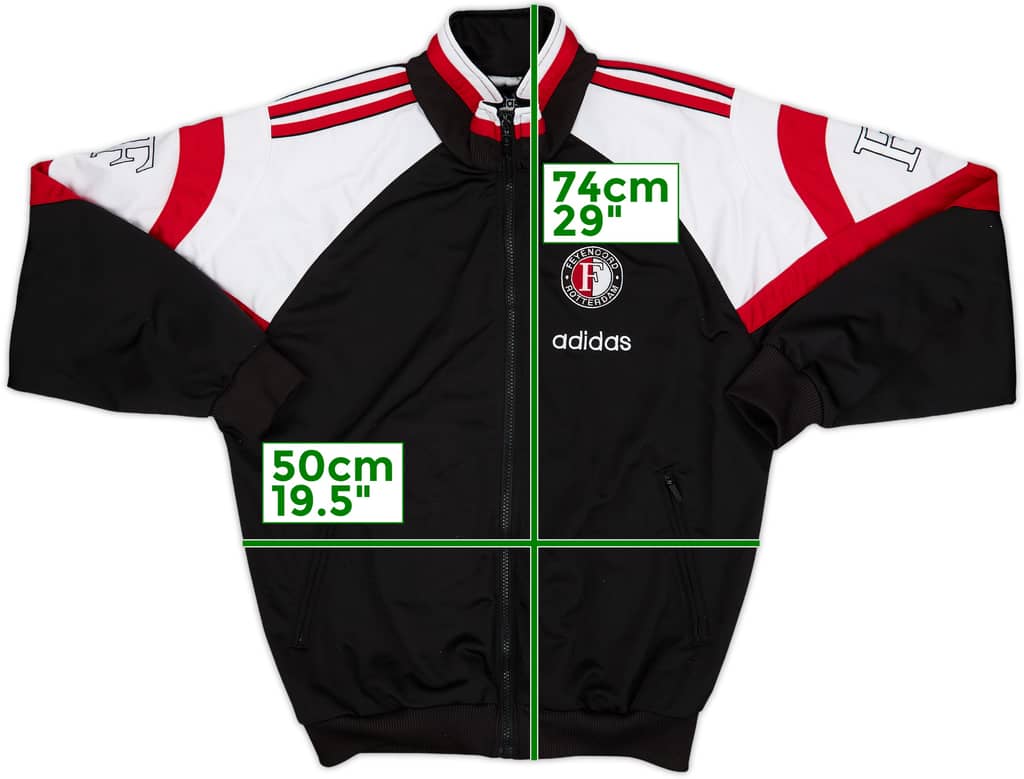 1996-98 Feyenoord adidas Track Jacket - 8/10 - (S)