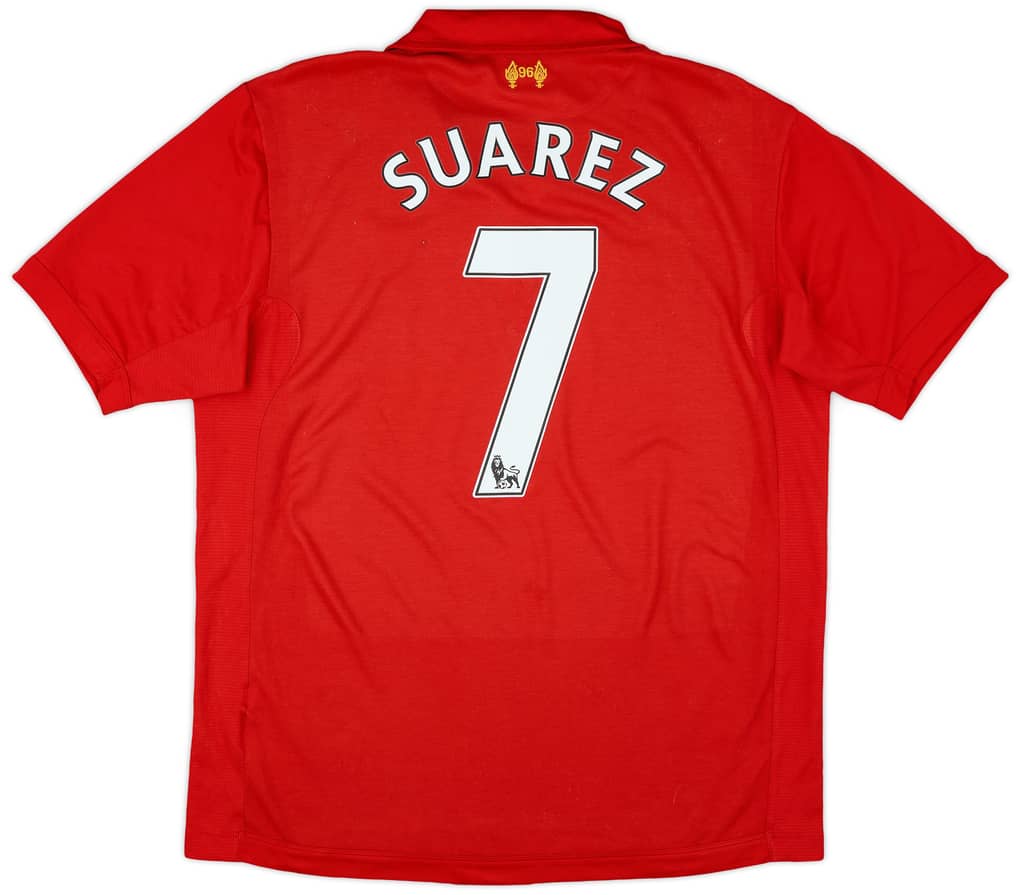 2012-13 Liverpool Home Shirt Suarez #7 - 8/10 - (S)