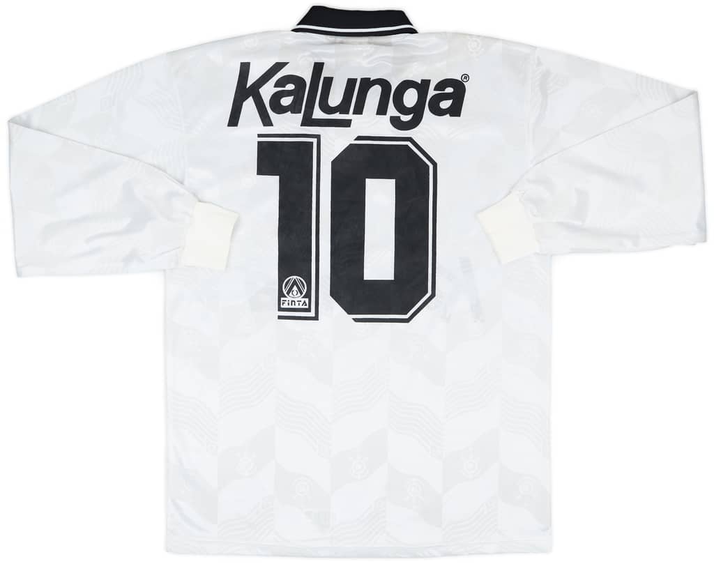 1992-94 Corinthians Home L/S Shirt #10 - 7/10 - (XL/XXL)