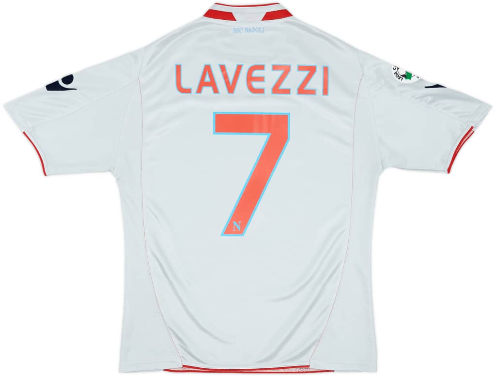 2009-10 Napoli Away Shirt Lavezzi #7 - 6/10 - (XL.Boys)