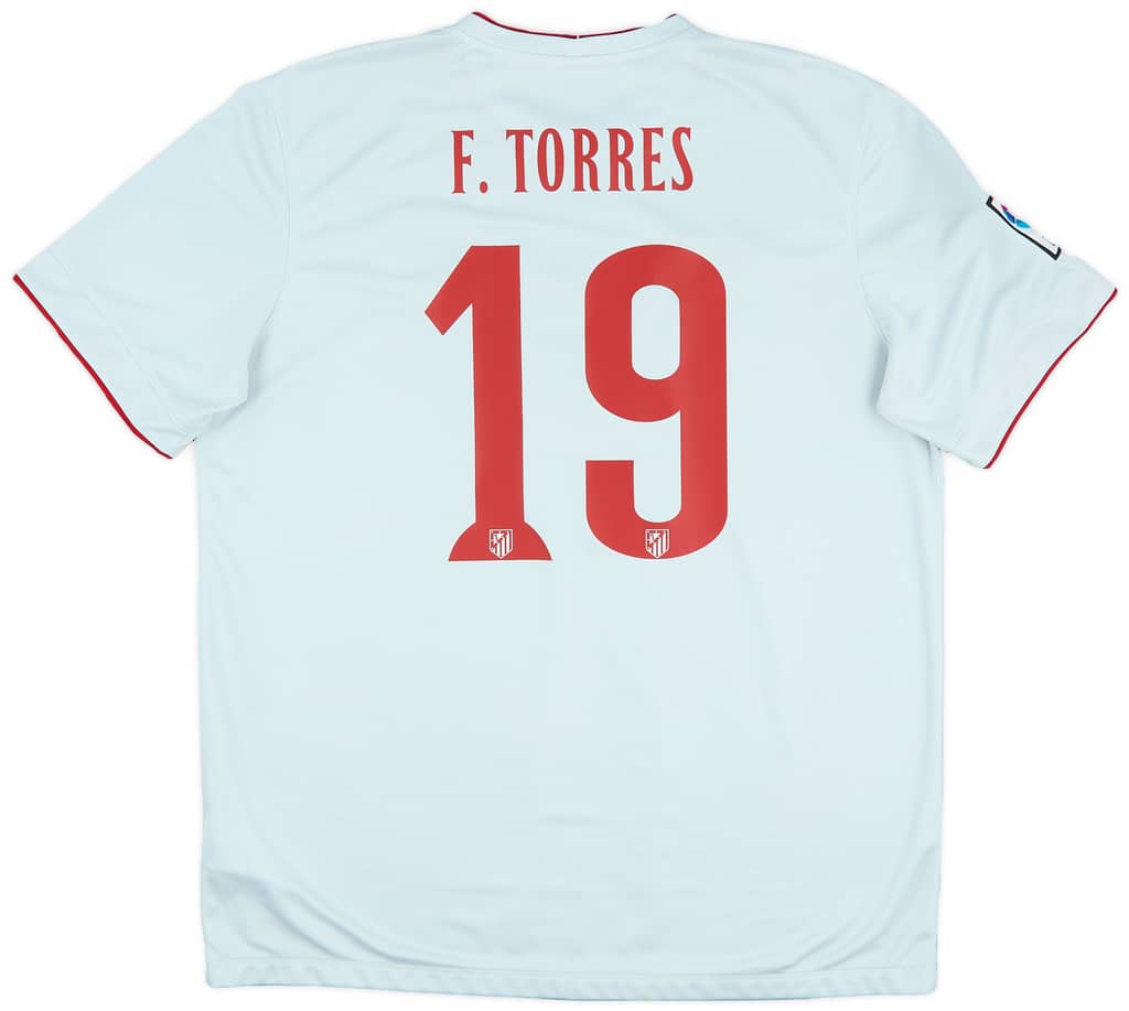 2014-15 Atletico Madrid Away Shirt F.Torres #19 - 9/10 - (XL)