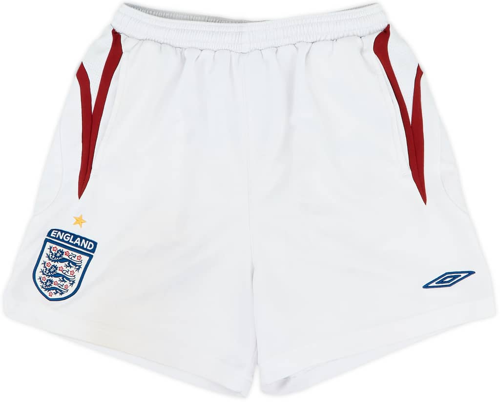2006-08 England Umbro Training Shorts - 7/10 - (XL.Boys)