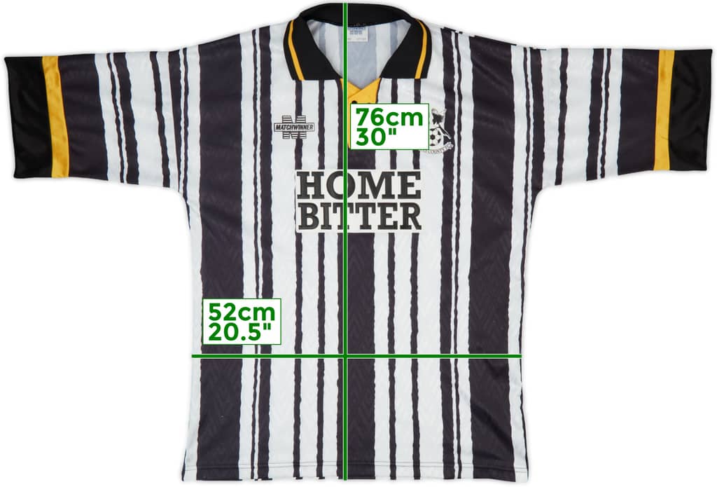 1993-94 Notts County Home Shirt - 8/10 - (L)