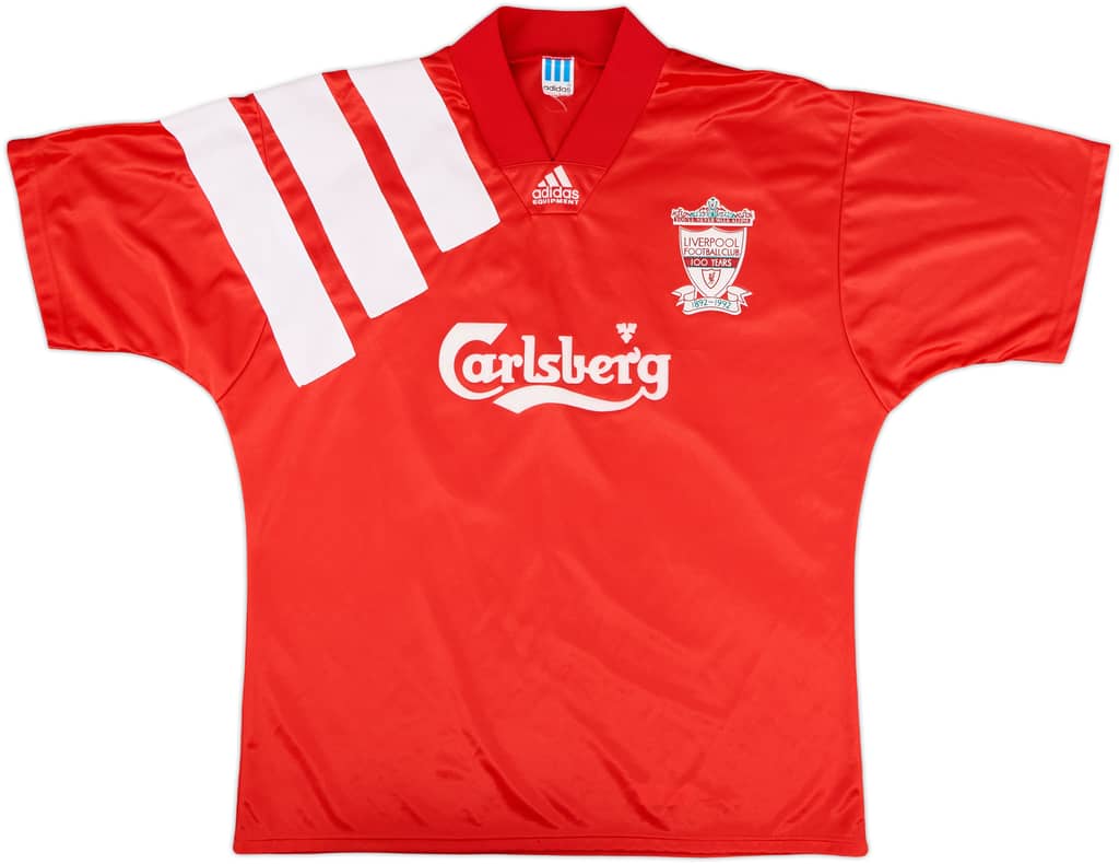 1992-93 Liverpool Centenary Home Shirt - 8/10 - (XXL)