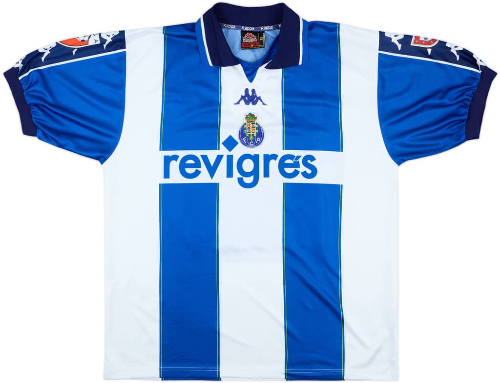 1999-00 Porto Match Issue Signed Home Shirt Paulinho Santos #20