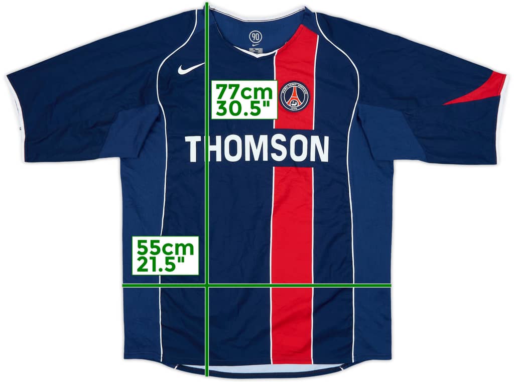 2004-05 Paris Saint-Germain Home Shirt - 7/10 - (L)