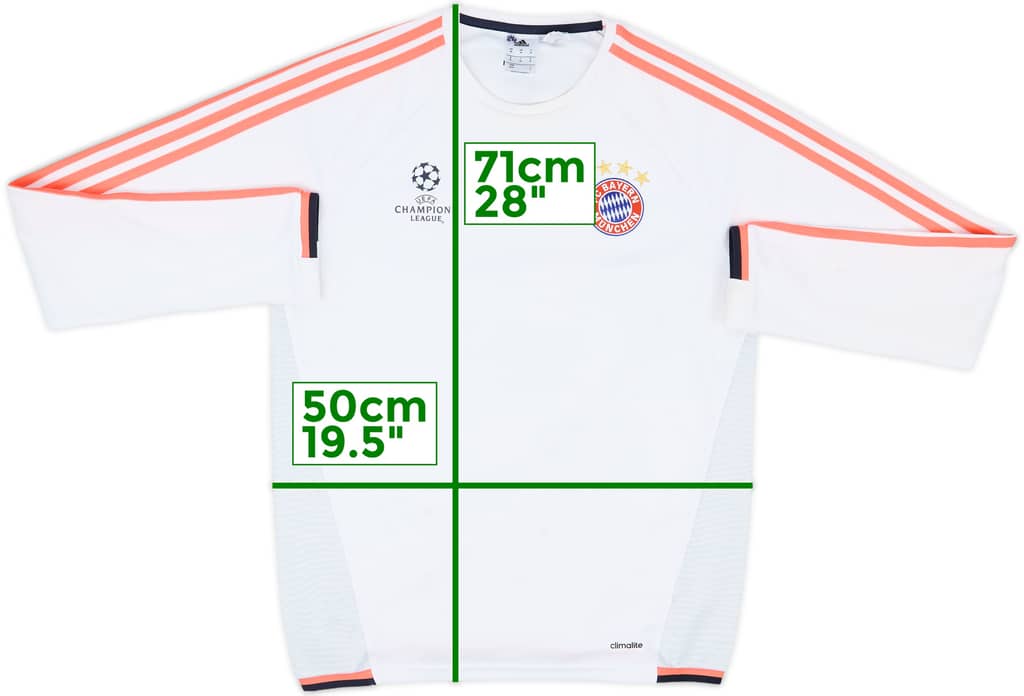 2015-16 Bayern Munich adidas Sweat Top - 5/10 - (M)