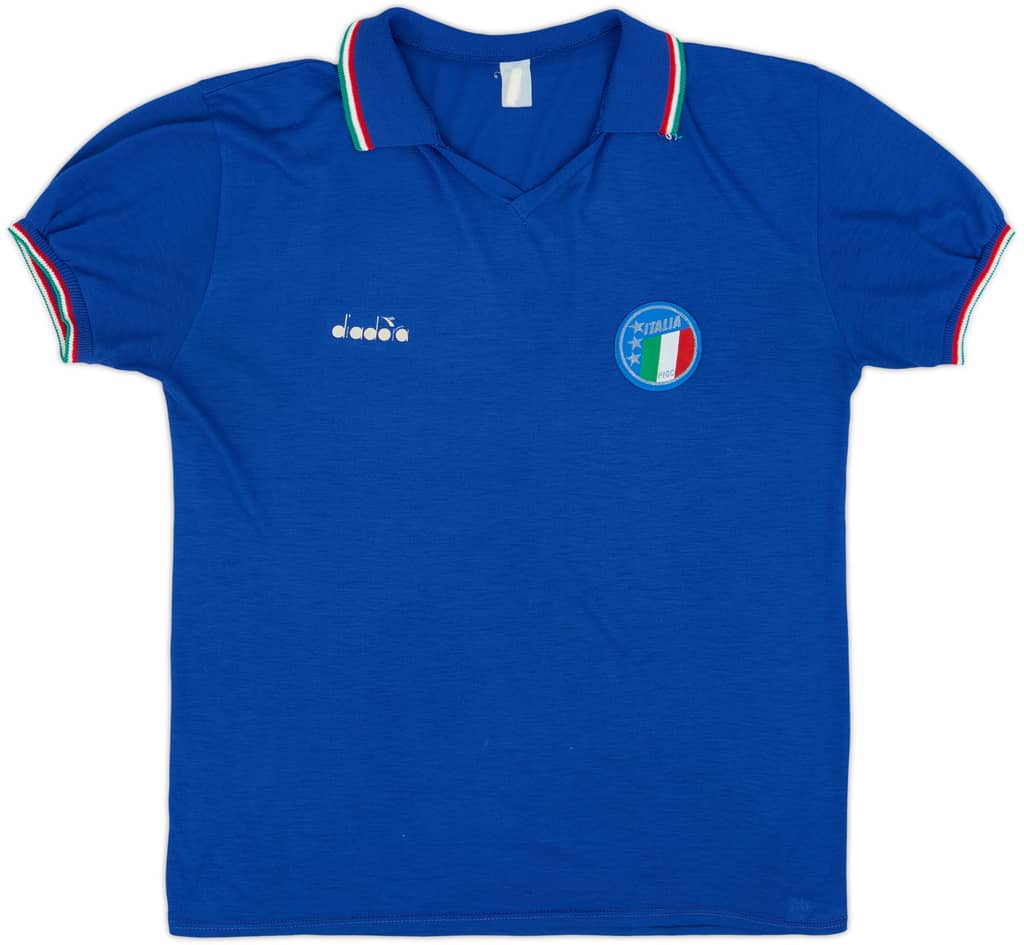 1986-91 Italy Home Shirt - 5/10 - (XL)