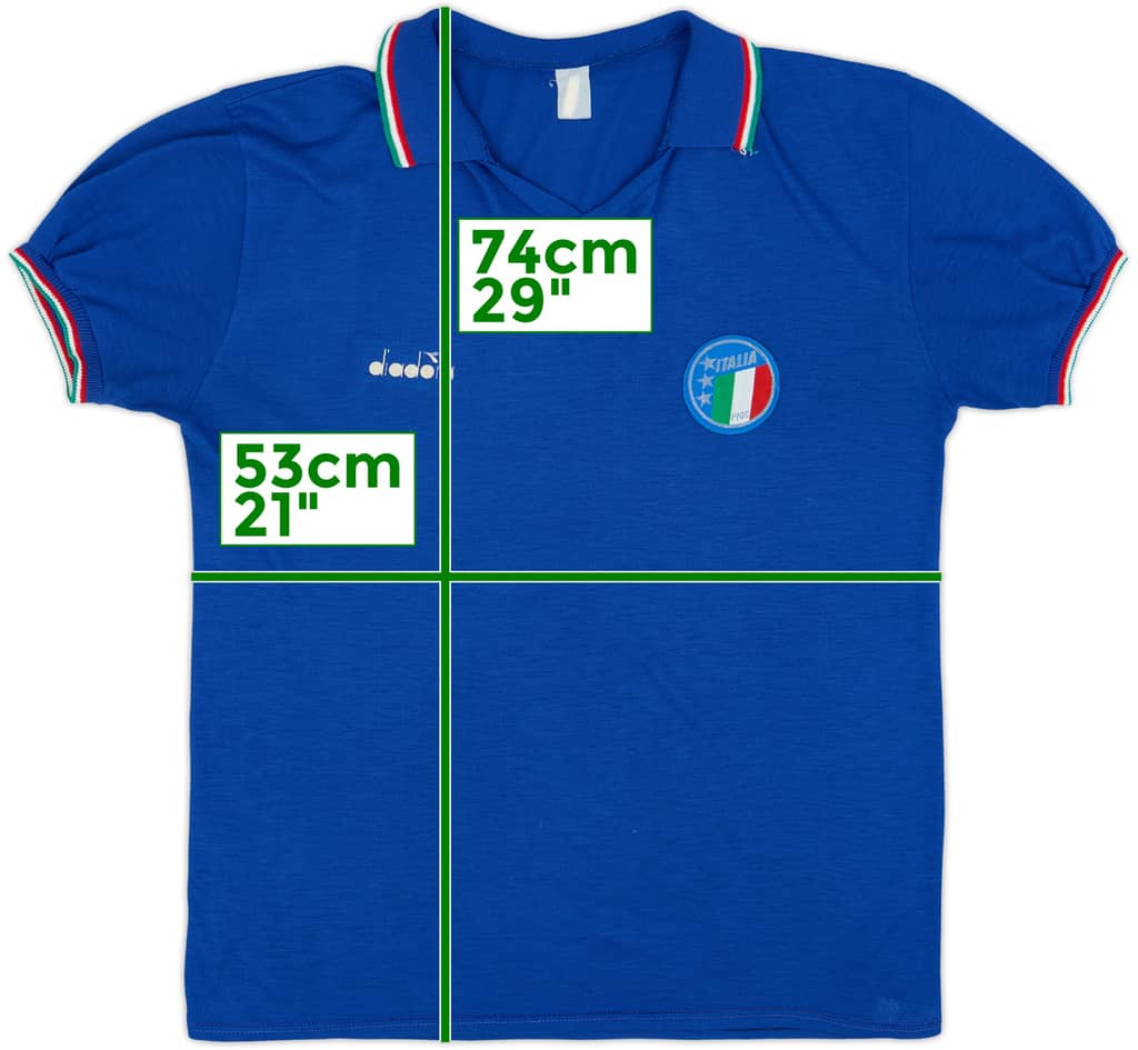 1986-91 Italy Home Shirt - 5/10 - (XL)