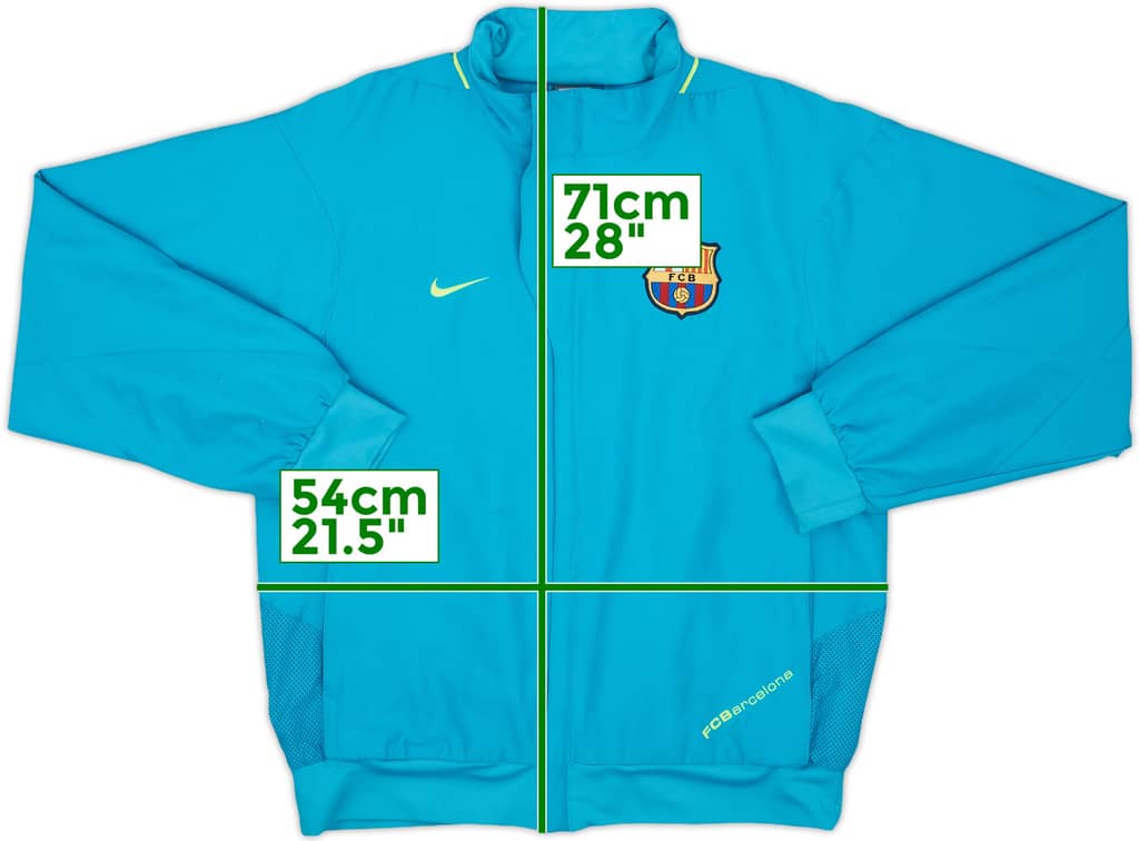 2007-08 Barcelona Nike Track Jacket - 8/10 - (M)