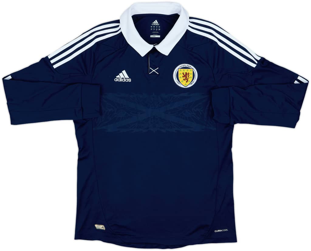 2011-13 Scotland Home L/S Shirt - 8/10 - (L)