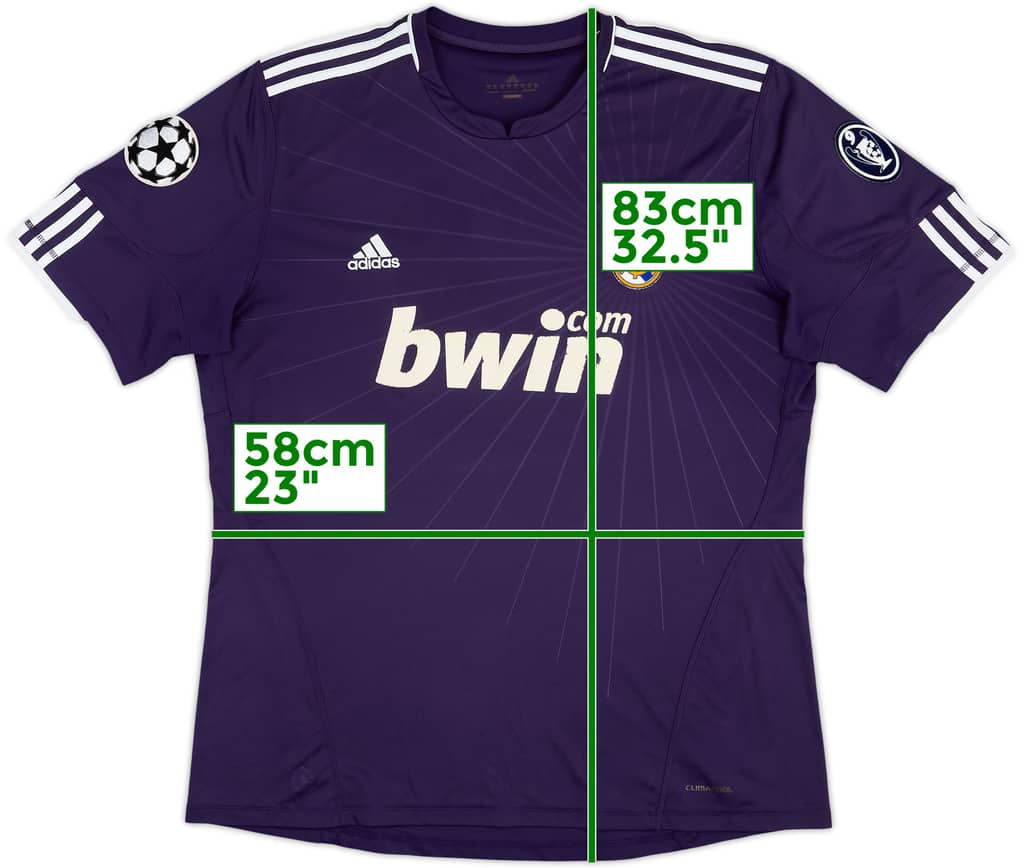 Camiseta CL de la tercera equipación del Real Madrid 2010-11 - 5/10 - (XXL)