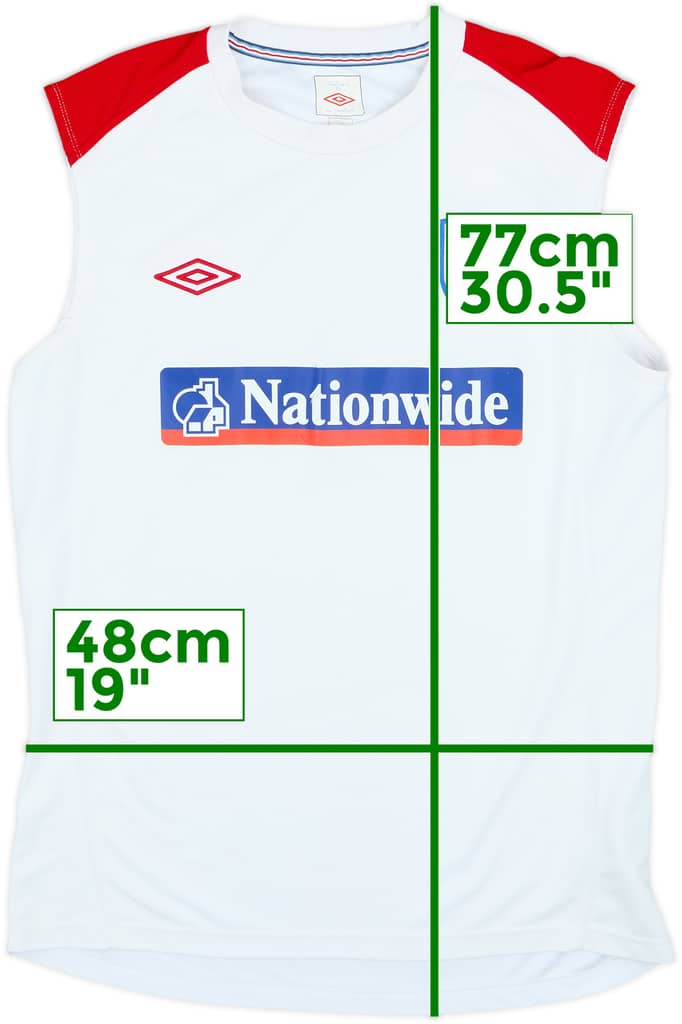 2010-11 England Umbro Training Vest - 6/10 - (XL)
