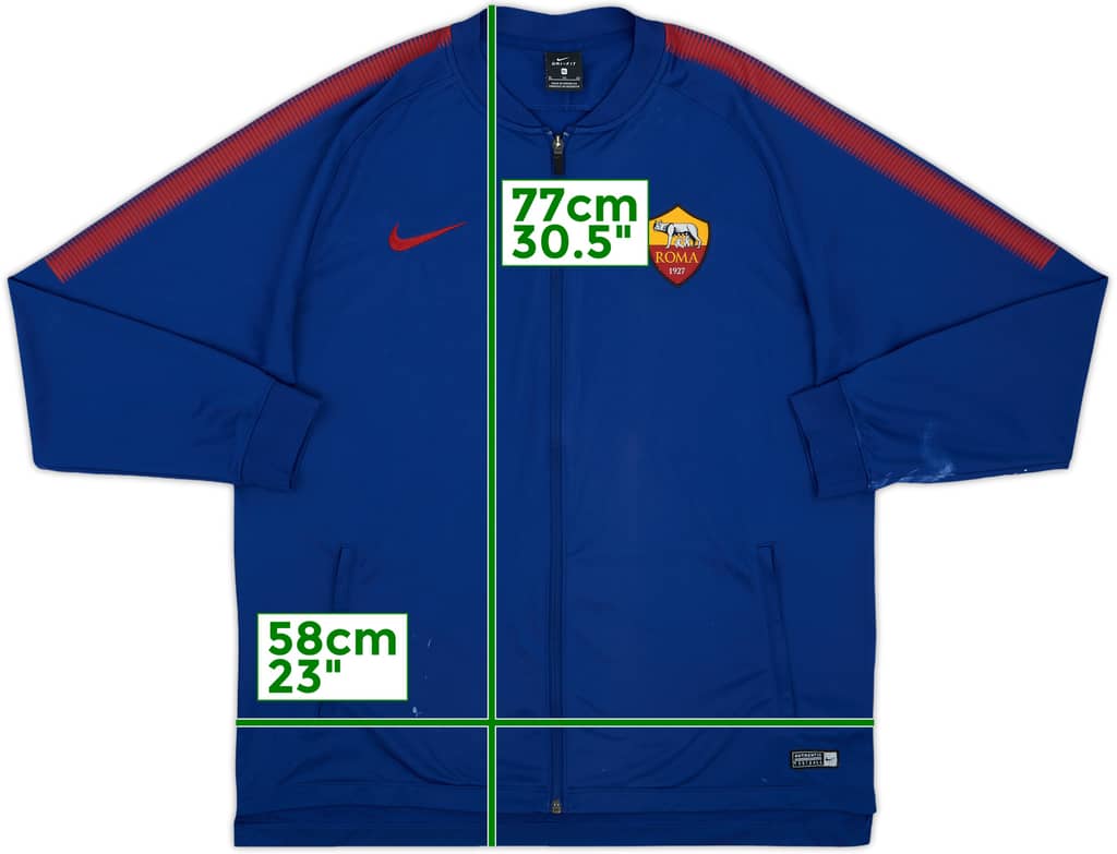 2017-18 Roma Nike Track Jacket - 4/10 - (XL)
