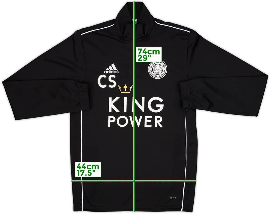 2019-20 Leicester Staff Issue adidas 1/4 Zip Training Top - 8/10 - (XS)
